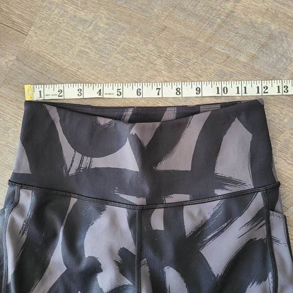 Athleta US Women's Size Small Tenacity 7/8 Tight Leggings Black Gray Athletic - Picture 11 of 11